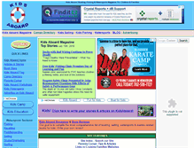 Tablet Screenshot of kidsaboard.com